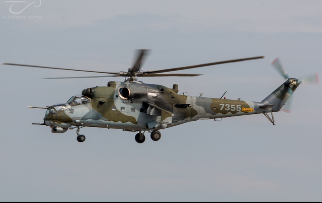 Foto vrtulníku 7355 - Mil Mi-24V Hind E